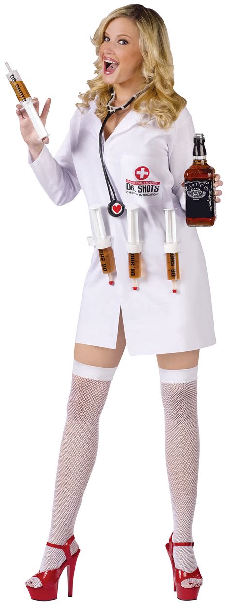 Dr. Shots Female Adult Costume - SpicyLegs.com