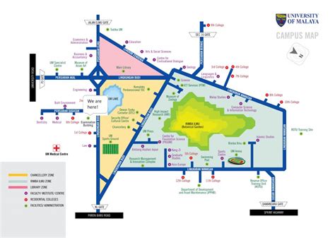 UM Campus Map - Kinderland Preschool Malaysia