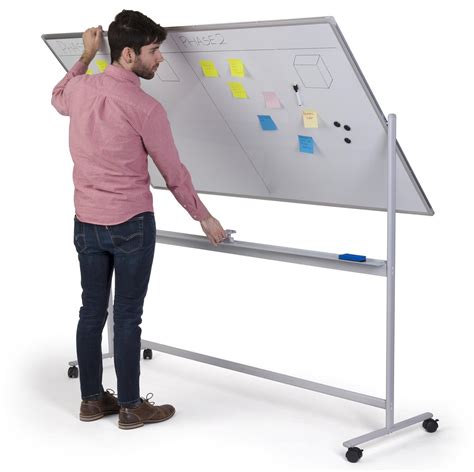 Whiteboard on Wheels | Locking Casters