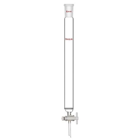 Buy stonylab Glass Chromatography Column, Borosilicate Glass 24/40 ...