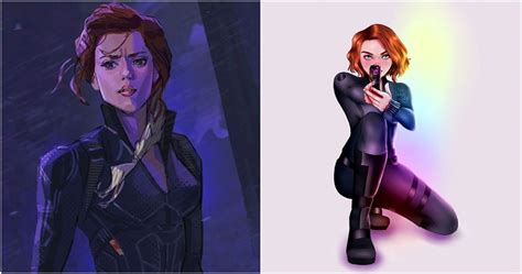 10 Awesome Pieces Of Black Widow Fan Art We Love