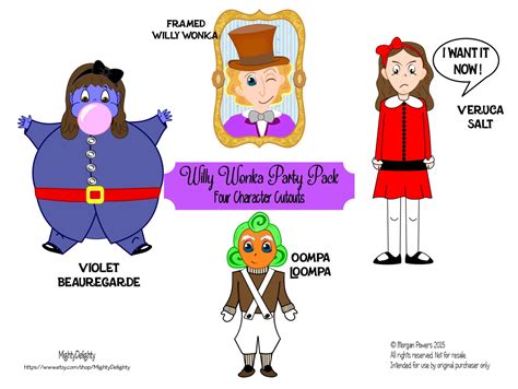 Large Willy Wonka Character JPEG by MightyDelighty on Etsy