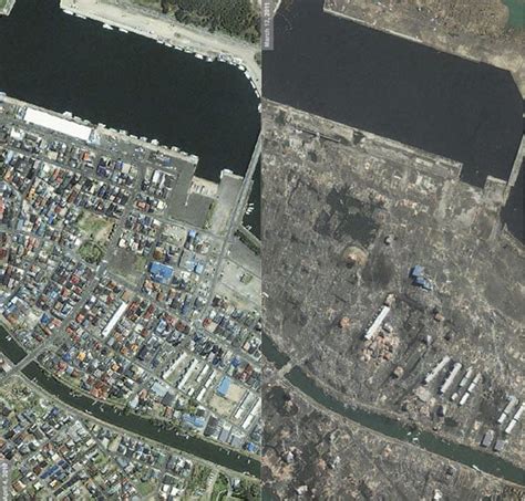 Japan Tsunami: Before & After