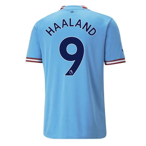 2022-2023 Manchester City HAALAND #9 Home Soccer Jersey - Team Soccer Jerseys