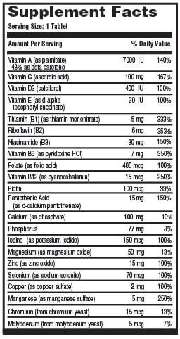 Endur-VM – Men & Women Sustained Release Daily Multi-Vitamin – Vitamin A, Vitamin C, Vitamin D ...