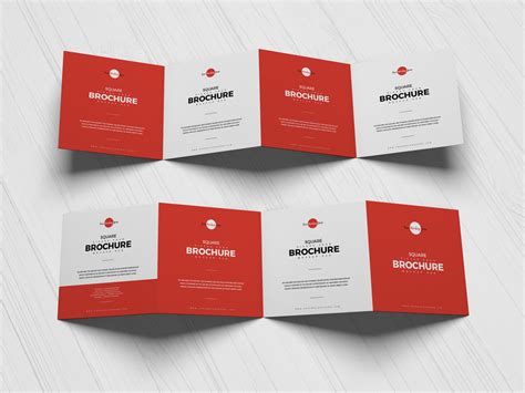 Free Four Fold Brochure Mockup | Creative Sofa