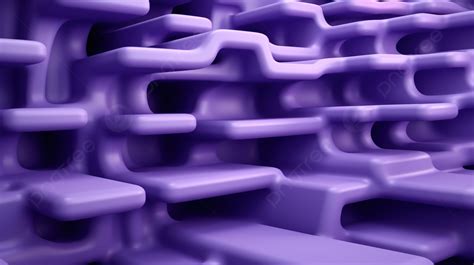 3d Rendered Geometric Wall With A Violet Abstract Design Background ...