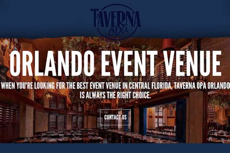 Orlando Event Venue | Greek Cuisine | Taverna OPA