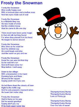 Frosty the Snowman Lyrics