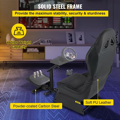Gaming Renn Spielesitz Cockpit Simulator Lenkradständer für PC Playstation Xbox | eBay