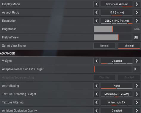 BEST Settings and Keybinds for Apex Legends PC - Dottz Gaming