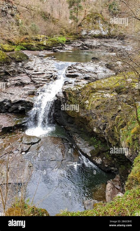 New Lanark and Falls of Clyde Circuit - Scotland - UK Stock Photo - Alamy