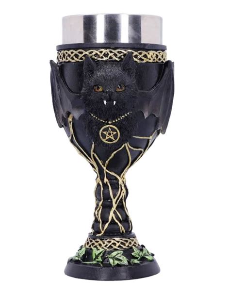 Feline Fang Black Cat Goblet 17.3cm - Nemesis Now | Boutique Trukado ...