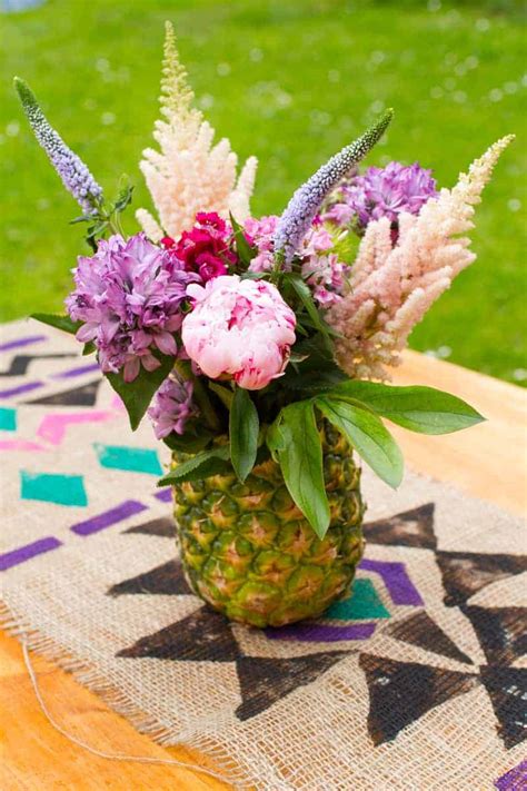 How To Make Your Own Fun Pineapple Floral Arrangement | Bespoke-Bride ...