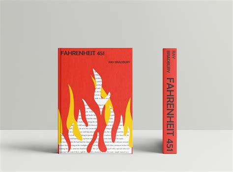 Fahrenheit 451 Book Cover by Suman Modha on Dribbble