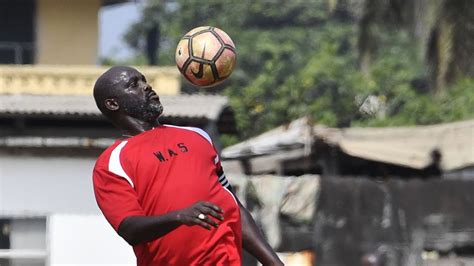 George Weah plays for Liberia against Nigeria, aged 51 | Football News | Sky Sports