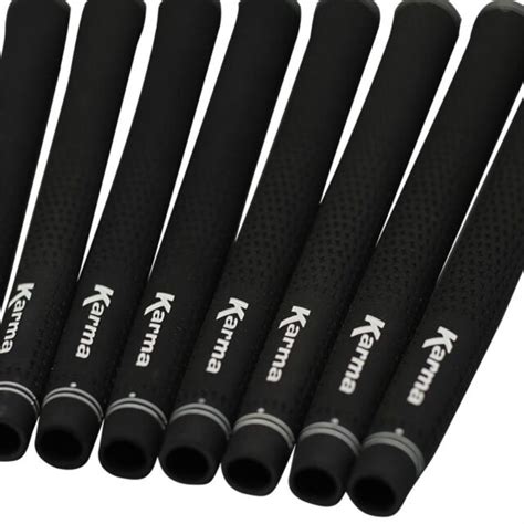 13 Piece Men's Jumbo Pro Velvet Karma Black Golf Grips (+1/16" Larger ...