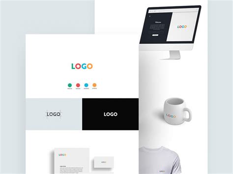 Free Logo Design Presentation Mockup | Free Mockups, Best Free PSD Mockups - ApeMockups