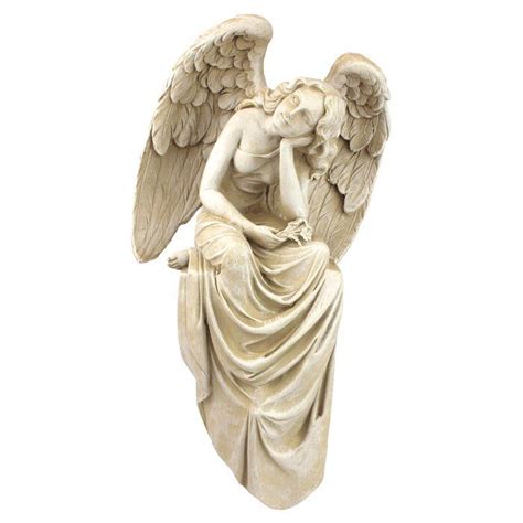 Resting Grace Sitting Angel Statue in 2021 | Angel statues, Statue, Design toscano