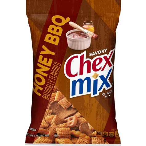 Chex Mix Snack Mix Honey BBQ, 8.75 oz Bag - Walmart.com - Walmart.com