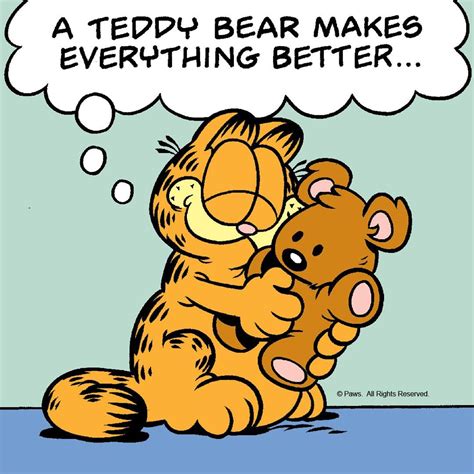 Garfield, Pookie, and Hugs! | Garfield cartoon, Garfield pictures, Garfield quotes