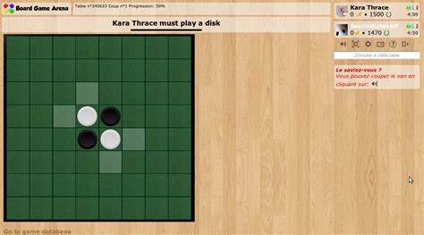 Tutorial reversi • Board Game Arena