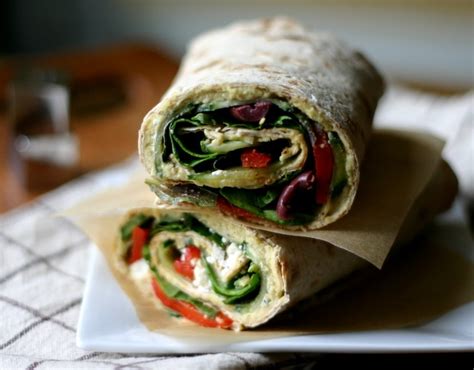 Hummus Lavash Wraps