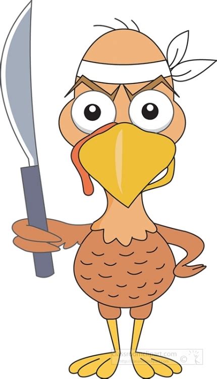 Thanksgiving Clipart-angry turkey thanksgiving