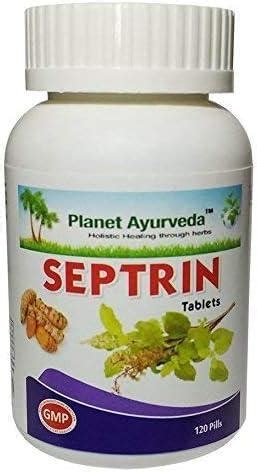 Metrol Ayurveda Herbal Septrin Tablets - 120 Tablets for Natural Immune ...