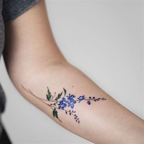 Delphinium Flower Tattoo Meaning | Best Flower Site