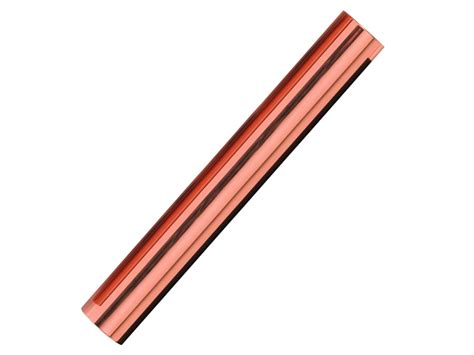 4’ Polished Copper Bar Foot Rail Tubing | ESP Metal Products & Crafts