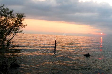 Sea of Galilee Sunrise stock image. Image of landscape - 73816667