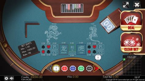 Dragon Tiger by Casino Web Scripts Free Play in Demo Mode