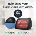 Win 1 of 5 Amazon Echo Show 5 & Echo Spot Bundles from JB Hi-Fi - OzBargain Competitions