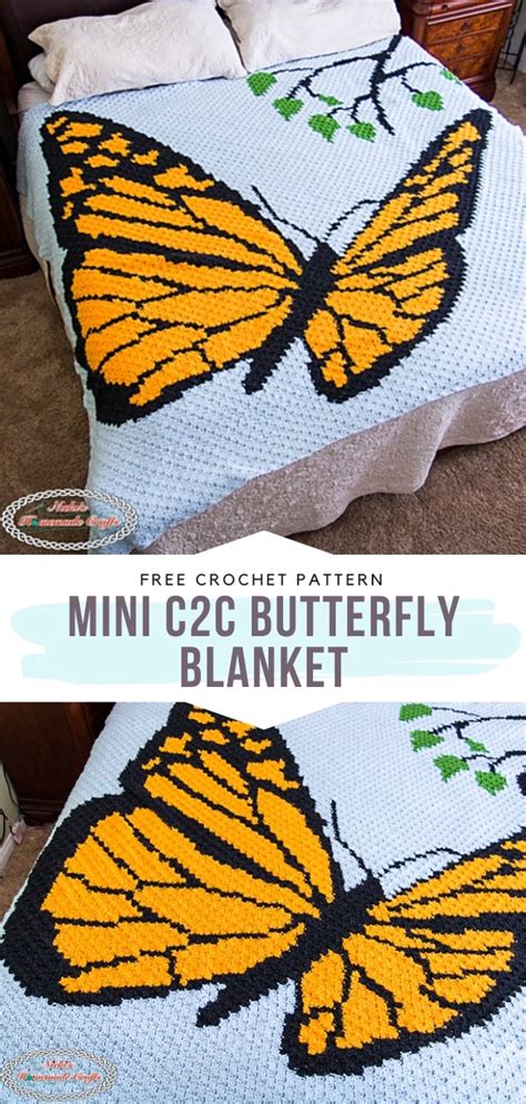 Fantastic Butterfly Crochet Blankets - Free Patterns