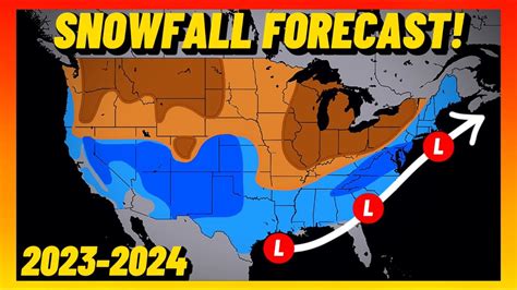 Winter 2023-2024 Snowfall Forecast | How an El Niño Influences Snowfall in Your Area - YouTube