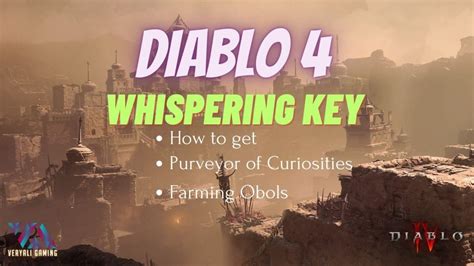 Diablo 4: Whispering Key [How To Get] - VeryAli Gaming