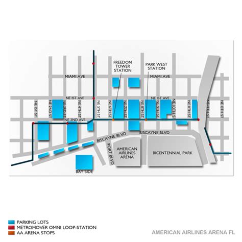 American Airlines Arena - FL Parking - American Airlines Arena - FL Parking Map | Vivid Seats