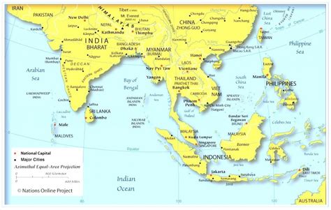 Blank Political Map Of Southeast Asia And Travel Information - Printable Map Of Southeast Asia ...