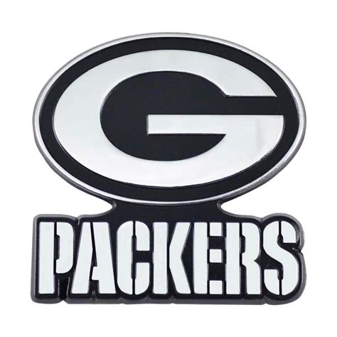 FANMATS NFL - Green Bay Packers Chromed Metal 3D Emblem 21523 - The ...