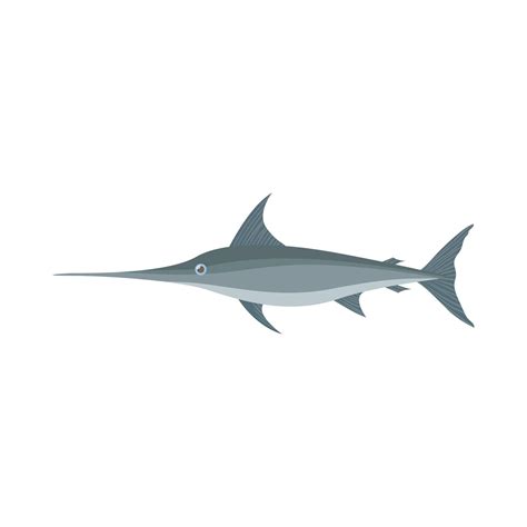 Swordfish icon, cartoon style 14366700 Vector Art at Vecteezy