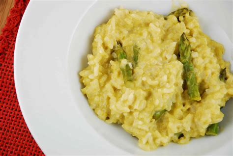 Asparagus Goat Cheese Risotto Recipe - 6 Points + - LaaLoosh