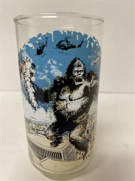 VINTAGE KING KONG Burger King Glass 1976 Coca Cola Limited Edition £7.72 - PicClick UK