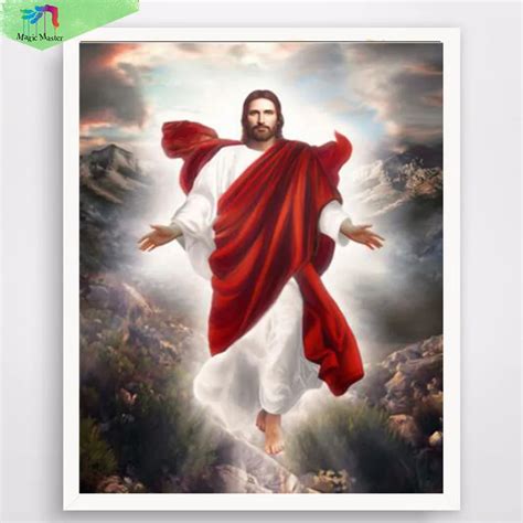 5d diy diamond painting Jesus Christ diamond embroidery religious icons ...