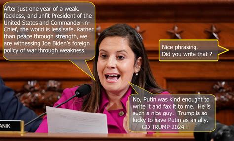 GOP REP Elise Stefanik Issues Statement of Support (/s) : r/PoliticalHumor