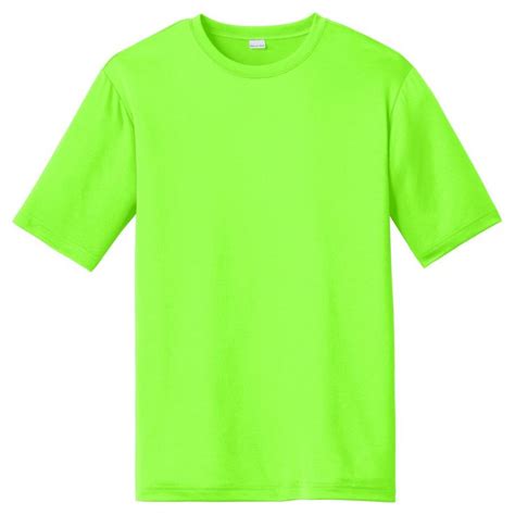 Sport-Tek Men's Neon Green PosiCharge Tough Tee | Neon shirts, Lime green shirts, Neon green