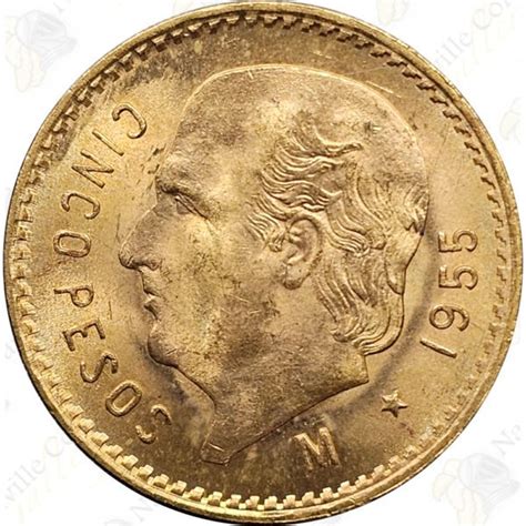 Mexican 5 Peso Gold - .1205 oz Pure Gold - SKU #22005