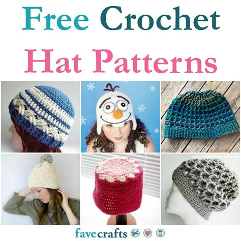 48 Free Crochet Hat Patterns | FaveCrafts.com