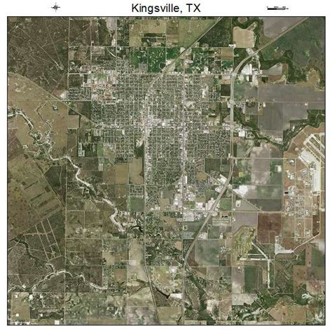 Aerial Photography Map of Kingsville, TX Texas