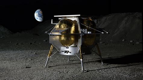 Peregrine lander on analog lunar surface (close up) | The Planetary Society